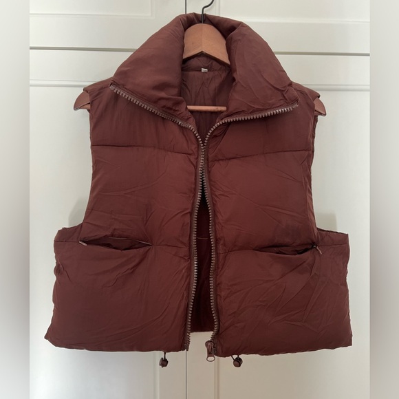 Jackets & Blazers - Vest jacket cropped sz L